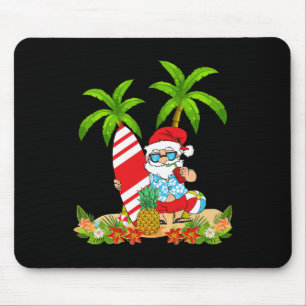 Kerstman Zomer Surfen Kerstmis In Juli Strand Vaka Muismat