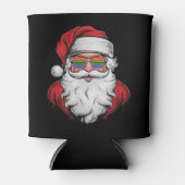 Kerstman Zonnebril Pride Kerstmis Pyjama X-mas Gay Blikjeskoeler (Voorkant)