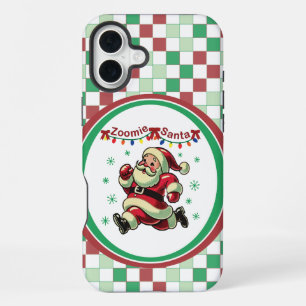 Kerstman Zoomie Kerstmis iPhone 16 Plus Hoesje