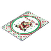 Kerstman Zoomie Kerstmis Notitieboek (Linkerzijde)