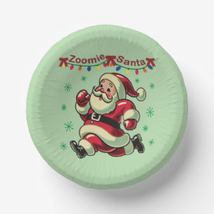 Kerstman Zoomie Kerstmis Papieren Kommen