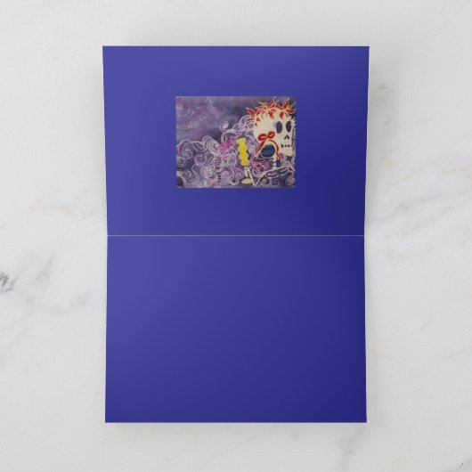 Kerstman & Zoon Feestdagen Kaart (Binnen)