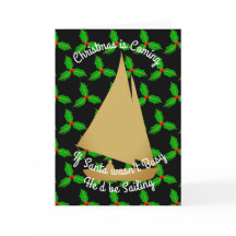 Kerstman zou gaan zeilen