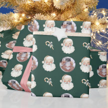 Kerstman zwangerschapsaankondiging op maat met fot