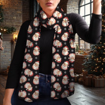 Kerstman Zwart Kerstmis Vintage