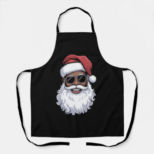Kerstman Zwarte Kerstman Kerstman Afro Afro-Amerik Schort