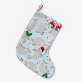 Kerstmanatee kerstkous kleine kerstsok (Voorkant (Hangend))