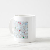 kerstmanatee koffiemok (Voorkant links)