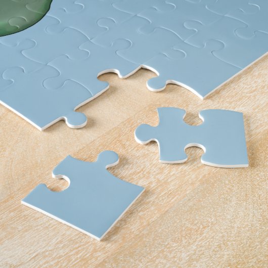 kerstmanatee legpuzzel (Zijkant)