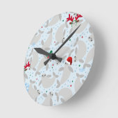 kerstmanatee ronde klok (Hoek)