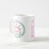 Kerstmanchet met Candy Cane Cutie Koffiemok (Voorkant links)