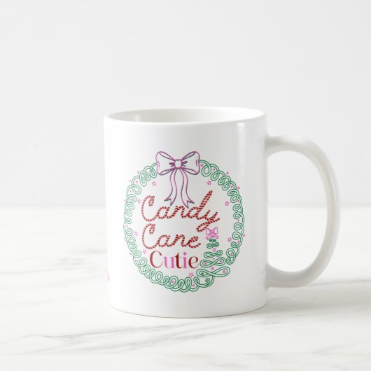 Kerstmanchet met Candy Cane Cutie Koffiemok (Rechts)