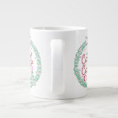 Kerstmanchet Mutsje Kerstmok Grote Koffiekop (Achterkant)