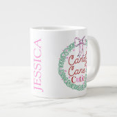 Kerstmanchet Mutsje Kerstmok Grote Koffiekop (Voorkant rechts)