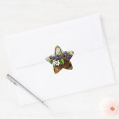 kerstmand ster sticker (Envelop)