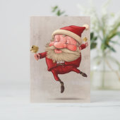 kerstmandansen voor kerstmandansen kaart (Staand voorkant)