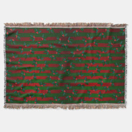 kerstmandedoeken Holiday Holly Towels Deken