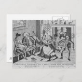 kerstmanden of een kus onder de feestdagenkaart (Voorkant / Achterkant)