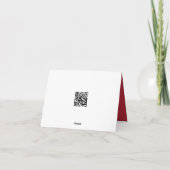 kerstmangel feestdagen kaart (Achterkant)