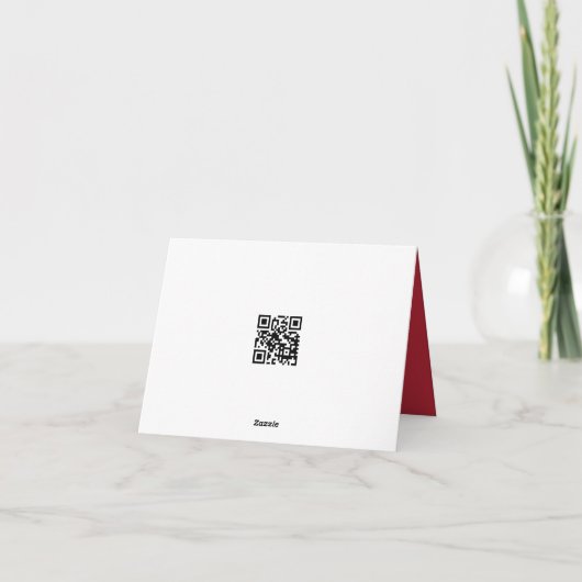 kerstmangel feestdagen kaart (Achterkant)