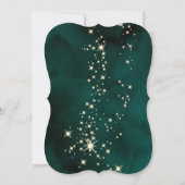 Kerstmanhoed, Glas, Groene Corporate Kerstmis Kaart (Achterkant)