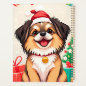 🎁Kerstmanhoofddeksel voor honden, planner voor fe (Achterkant)