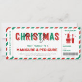 kerstmanicure Gift Voucher Mani Pedi (Voorkant)