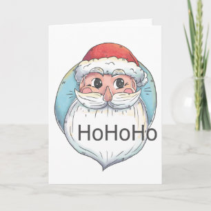 kerstmanie feestdagen kaart