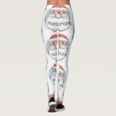 kerstmanie leggings (Achterkant)