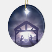 kerstmaniernativescherm keramisch ornament (Links)
