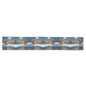 Kerstmankerrenslee Kersttafel Runner Lange Tafelloper (Horizontaal)