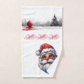 Kerstmankerst Handdoekenset Bad Handdoek (Handdoek)