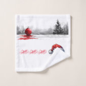 Kerstmankerst Handdoekenset Bad Handdoek (Wasdoekje)