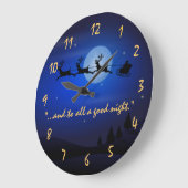 Kerstmankklok voor kerstkerstmis grote klok (Hoek)