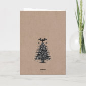 Kerstmanklauw Kaart (Achterkant)