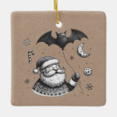 Kerstmanklauw Keramisch Ornament (Voorkant)