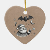 Kerstmanklauw Keramisch Ornament (Voorkant)