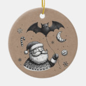 Kerstmanklauw Keramisch Ornament (Voorkant)