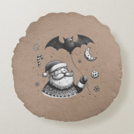 Kerstmanklauw Rond Kussen