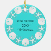 kerstmankreupelmakreel keramisch ornament (Achterkant)