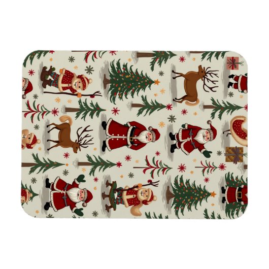 Kerstmanmagneet Magneet (Horizontaal)