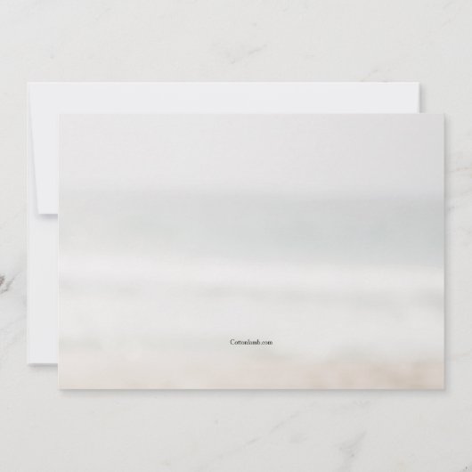 Kerstmannen Beweegt de Strandstoelen Aankondiging (Achterkant)