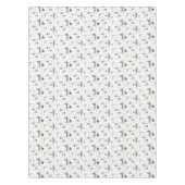 Kerstmannen, bomen en Mittens Tafelkleed (Voorkant)