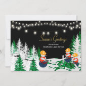 Kerstmannen Bouwnijverheid Kaart (Voorkant)