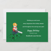 Kerstmannen Bouwnijverheid Kaart (Achterkant)