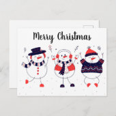 Kerstmannen Briefkaart (Voorkant / Achterkant)