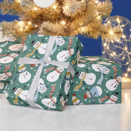 Kerstmannen Cadeaupapier