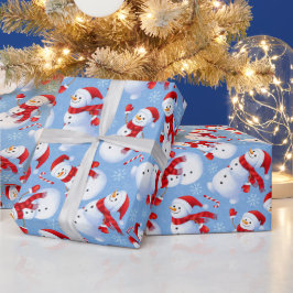 Kerstmannen Cadeaupapier