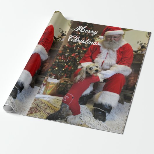 Kerstmannen Cadeaupapier (Uitgerold)