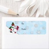 kerstmannen en vrouwen die zoenen en van etiket (Insitu)